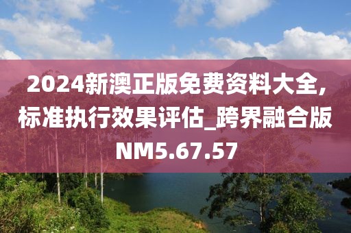 2024新澳正版免费资料大全,标准执行效果评估_跨界融合版NM5.67.57