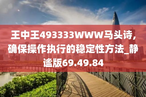 王中王493333WWW马头诗,确保操作执行的稳定性方法_静谧版69.49.84