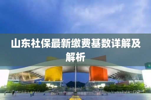 山东社保最新缴费基数详解及解析