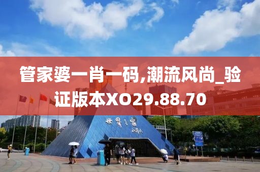 管家婆一肖一码,潮流风尚_验证版本XO29.88.70