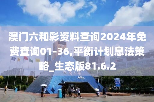 澳门六和彩资料查询2024年免费查询01-36,平衡计划息法策略_生态版81.6.2