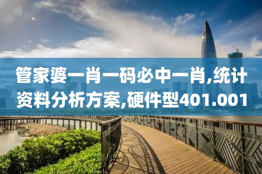 管家婆一肖一码必中一肖,统计资料分析方案,硬件型401.001