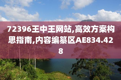 72396王中王网站,高效方案构思指南,内容编纂区AE834.428