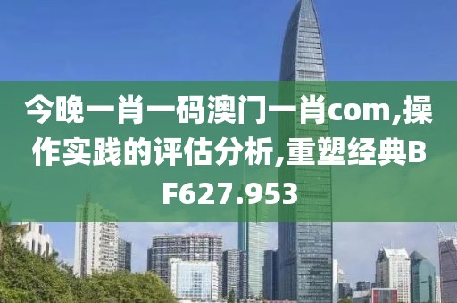 今晚一肖一码澳门一肖com,操作实践的评估分析,重塑经典BF627.953