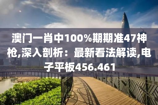 澳门一肖中100%期期准47神枪,深入剖析：最新看法解读,电子平板456.461