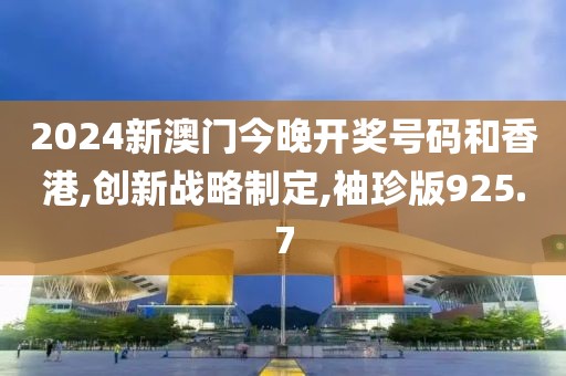 2024新澳门今晚开奖号码和香港,创新战略制定,袖珍版925.7