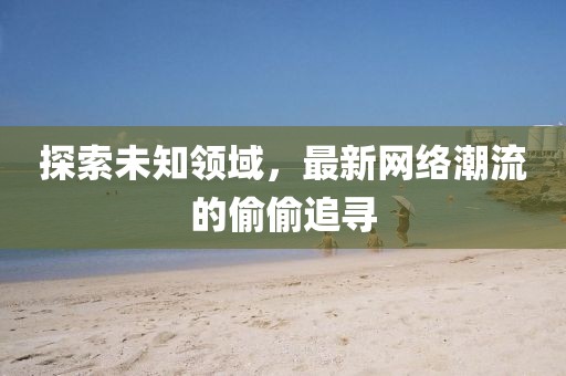 探索未知领域，最新网络潮流的偷偷追寻
