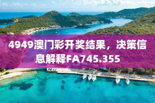 4949澳门彩开奖结果，决策信息解释FA745.355