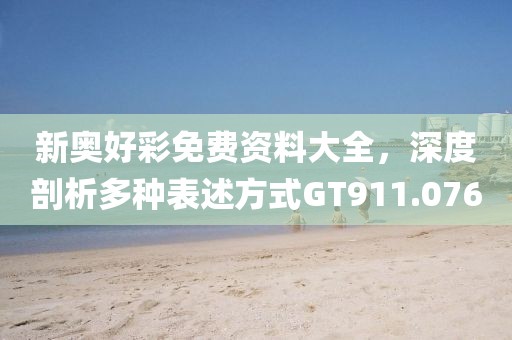 新奥好彩免费资料大全，深度剖析多种表述方式GT911.076