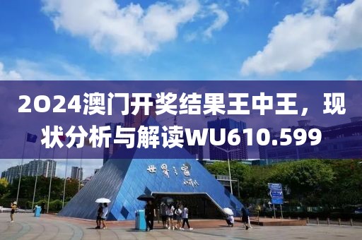 2O24澳门开奖结果王中王，现状分析与解读WU610.599