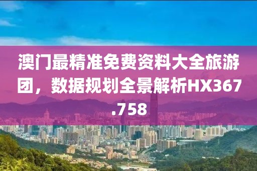 澳门最精准免费资料大全旅游团，数据规划全景解析HX367.758