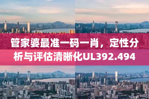 管家婆最准一码一肖，定性分析与评估清晰化UL392.494