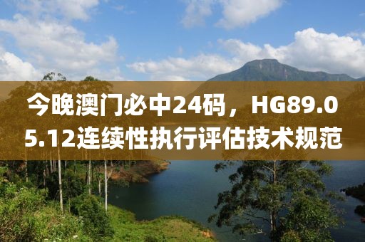 今晚澳门必中24码，HG89.05.12连续性执行评估技术规范
